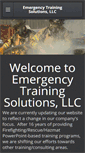 Mobile Screenshot of emergencytrainingsolutions.com